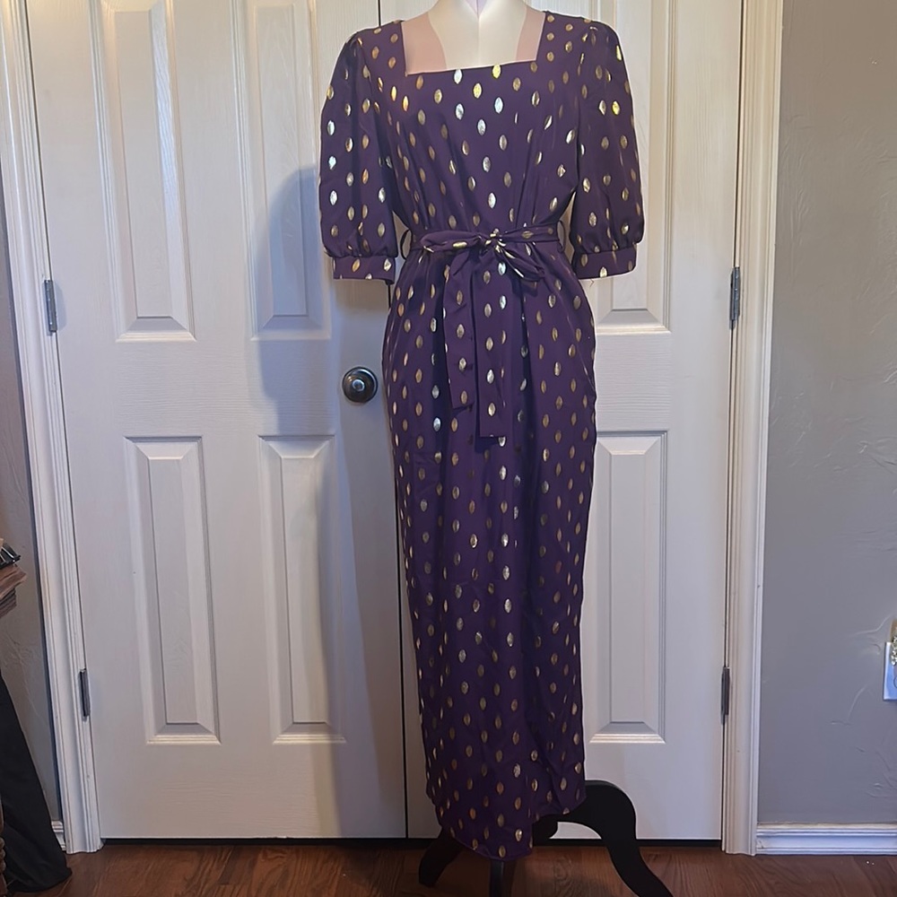 Shein, long purple dress size large
